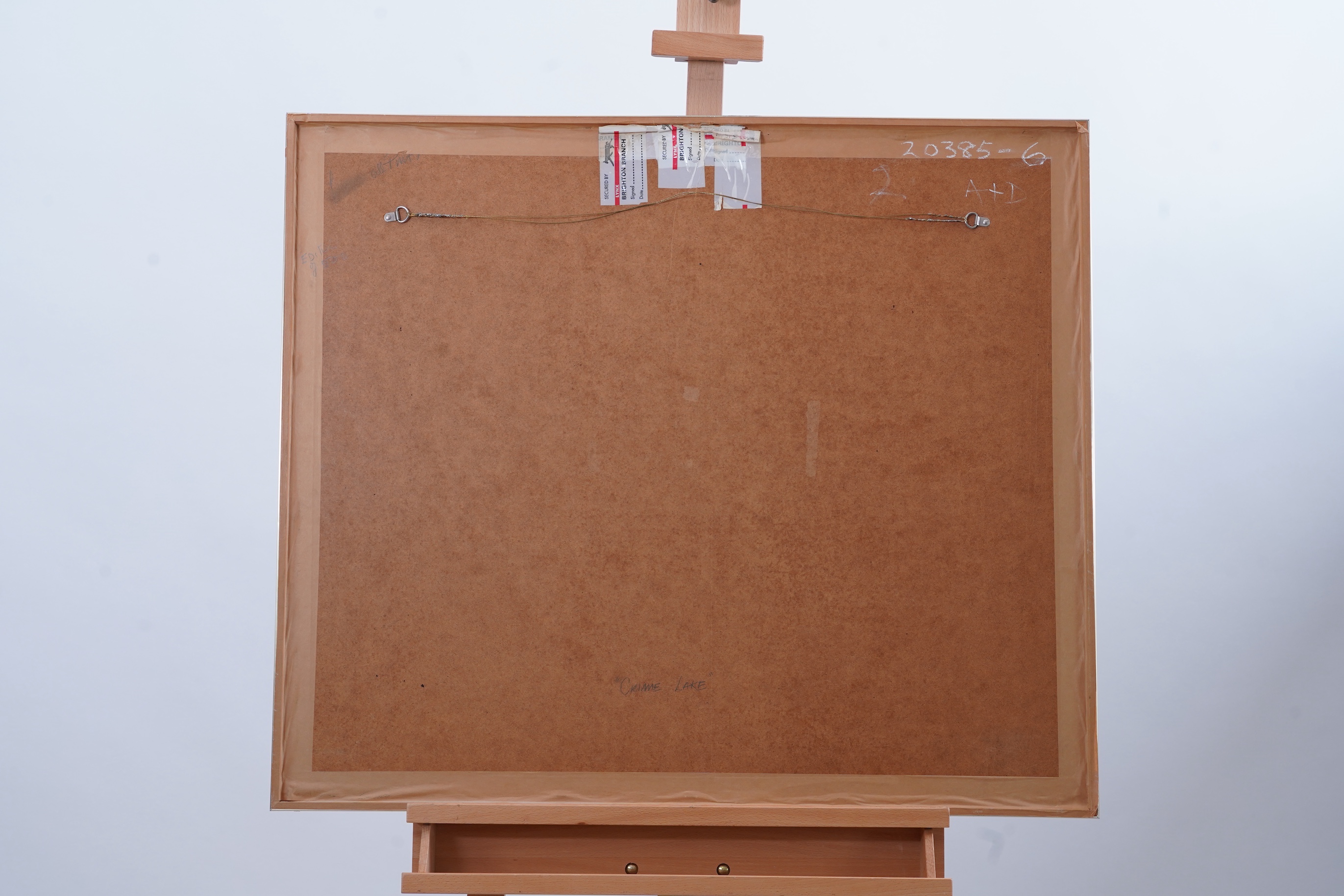 Laurence Stephen Lowry RBA, RA, 1887-1976, 'Crime Lake'